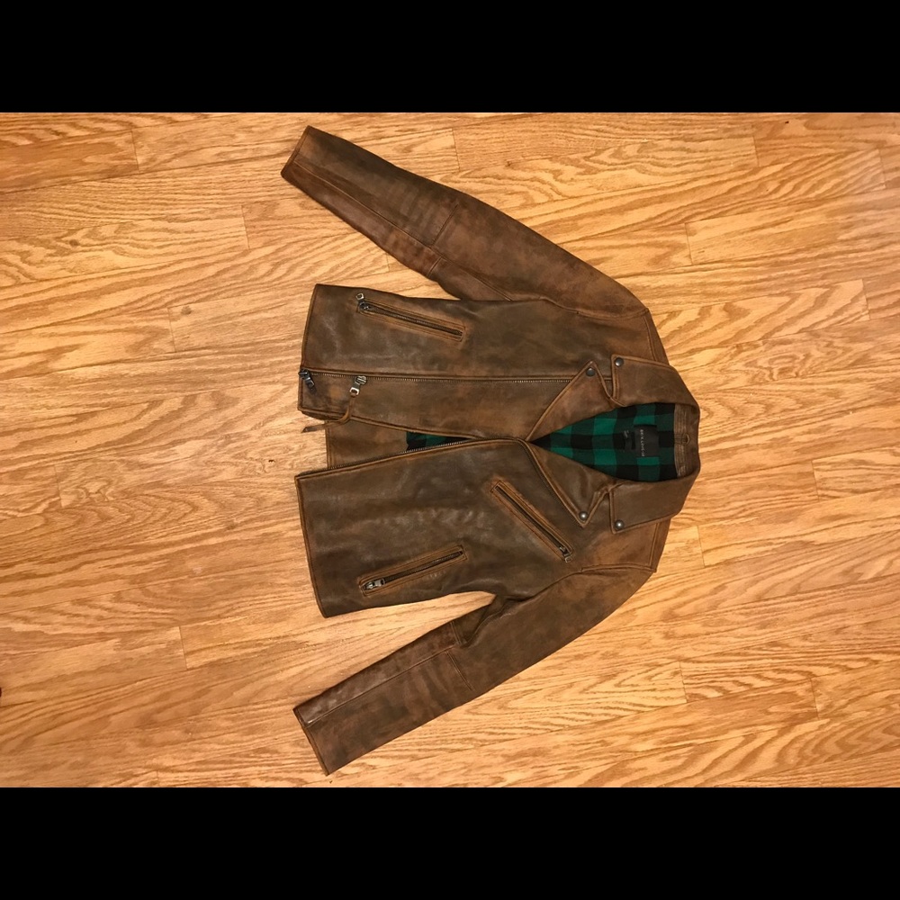 Banana Republic x Kevin Love Leather biker jacket